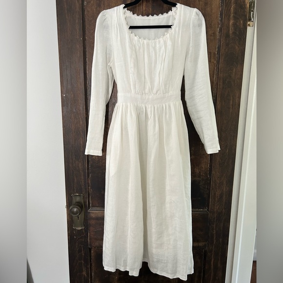 Handmade Linen Cottagecore Dress - Picture 3 of 12